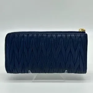 小物 Archive miu miu verclo wallet navy itimi Archive miu miu verclo wallet navy itimi